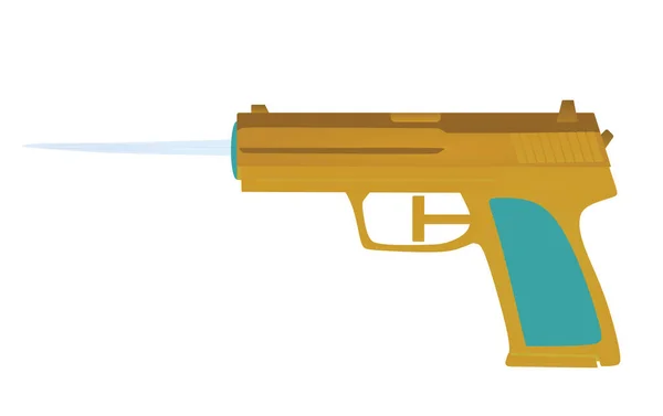 Water Shot Gun Vector Illustration — Image vectorielle