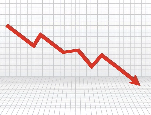 Gráfico Seta Ilustração Vetorial —  Vetores de Stock