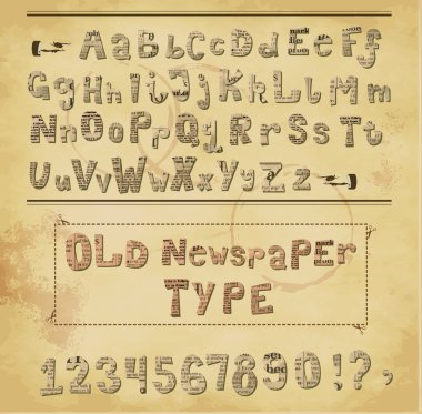 Old Newspaper Type