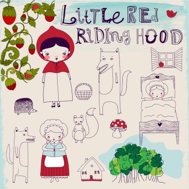 Little Red Riding Hood Fairytale clipart