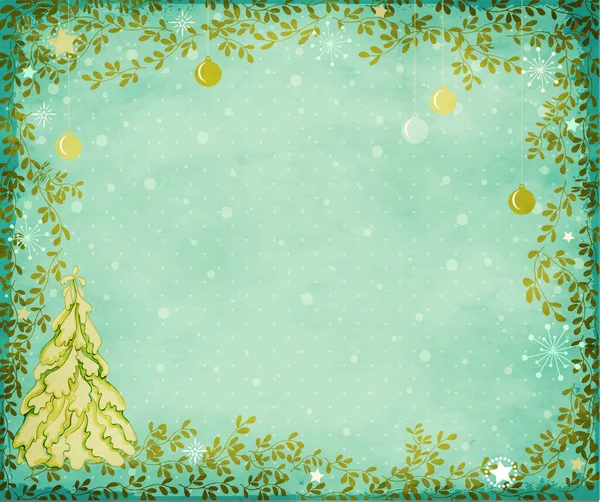 Зимові свята вітальна листівка та фон — стоковий вектор
