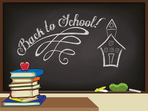 Back to School Poster — Stock Vector