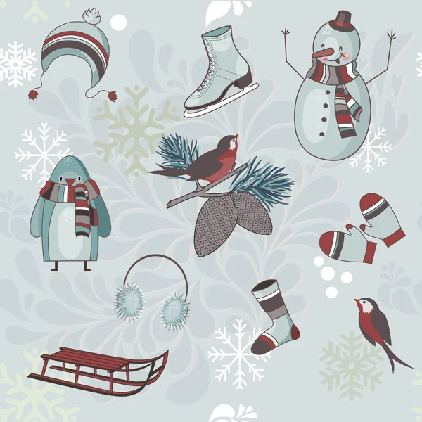 Winter Clip Art — Stock Vector