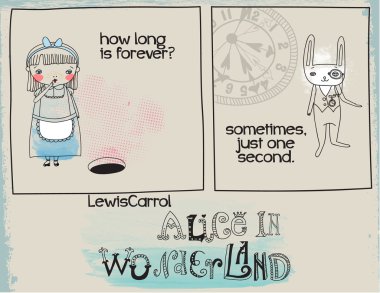 Alice in Wonderland Quotes clipart