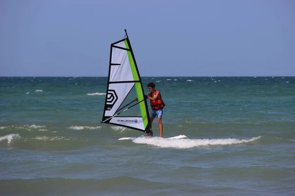 Deportes Acuáticos Verano Hay Muchos Deportes Para Hacer Mar Todo — Foto de Stock