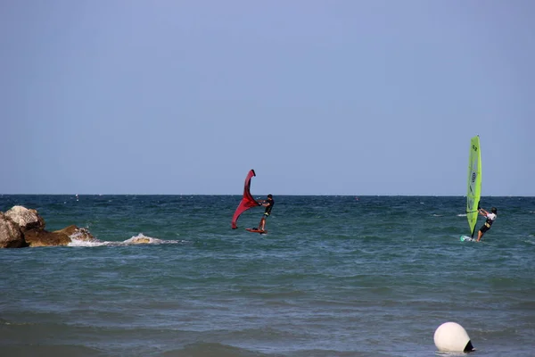 Deportes Acuáticos Verano Hay Muchos Deportes Para Hacer Mar Todo — Foto de Stock