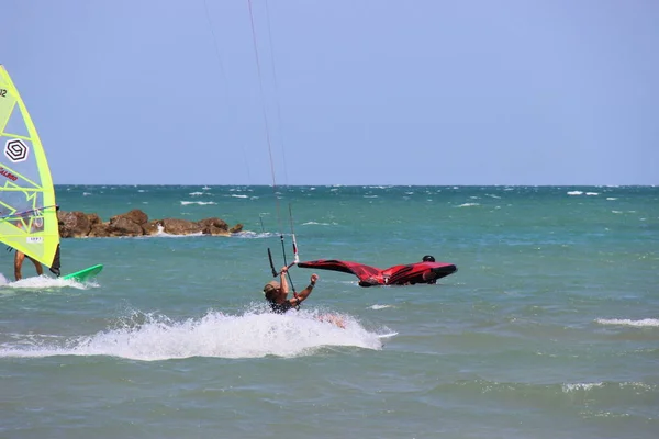 Watersport Zomer Zijn Veel Sporten Doen Zee Iedereen Gooit Zich — Stockfoto