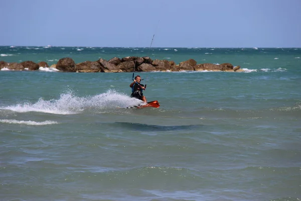 Sports Nautiques Été Beaucoup Sports Faire Mer Tout Monde Jette — Photo