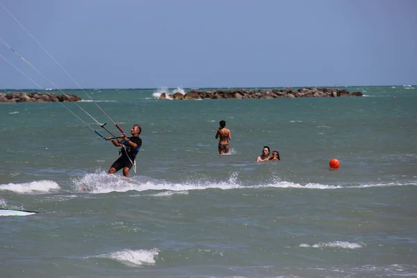 Esportes Aquáticos Verão Muitos Esportes Para Fazer Mar Todo Mundo — Fotografia de Stock