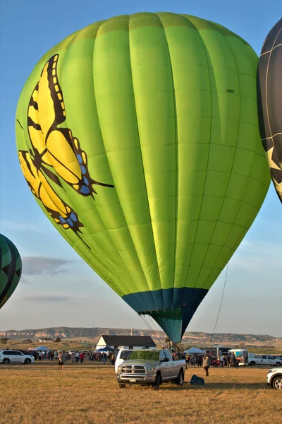 Bunte Luftballons Aus Den Ganzen Usa Treffen Sich Zur Nationalen — Stockfoto