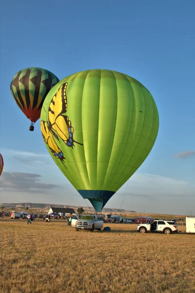 Nationale Meisterschaft Der Heißluftballons 2021 — Stockfoto