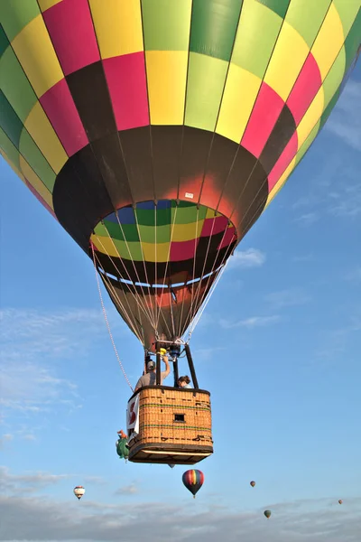 Balony Ogrzane Powietrze 2021 Krajowe Mistrzostwa — Zdjęcie stockowe