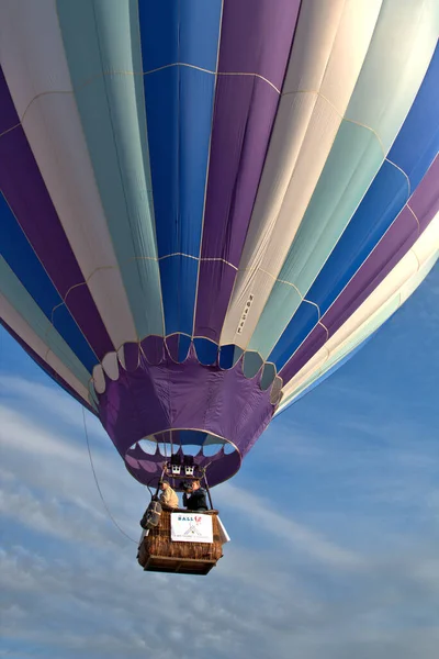 Sıcak Hava Balonları 2021 Ulusal Şampiyonası Kırsal Nebraska Daki Bir — Stok fotoğraf