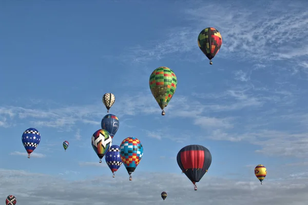 Nationale Meisterschaft Der Heißluftballons 2021 — Stockfoto