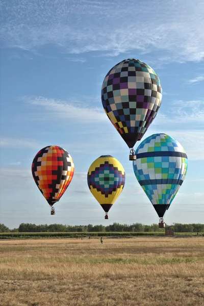 Hot Air Ballonnen 2021 Nationaal Kampioenschap Evenement — Stockfoto