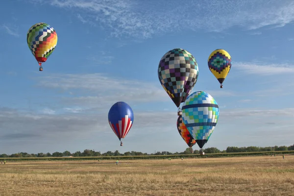 Nationale Meisterschaft Der Heißluftballons 2021 — Stockfoto