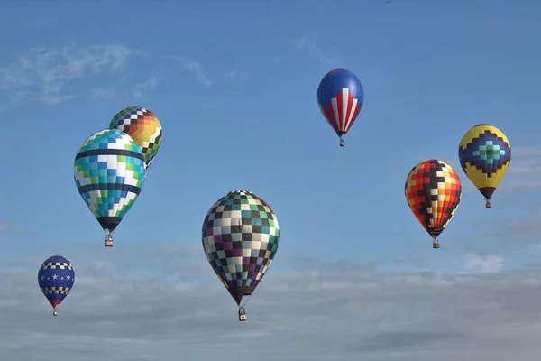 Balony Ogrzane Powietrze 2021 Krajowe Mistrzostwa — Zdjęcie stockowe