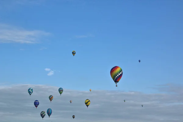 Nationale Meisterschaft Der Heißluftballons 2021 — Stockfoto