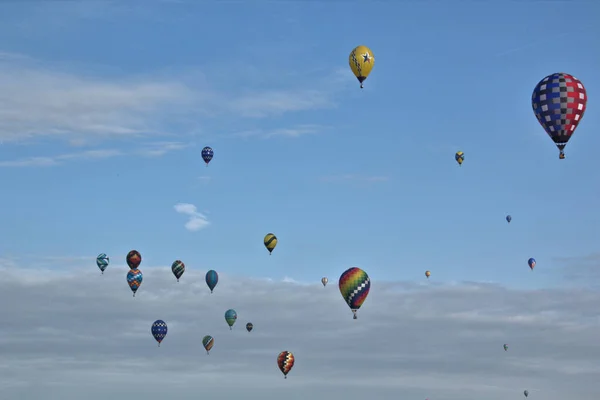 Nationale Meisterschaft Der Heißluftballons 2021 — Stockfoto