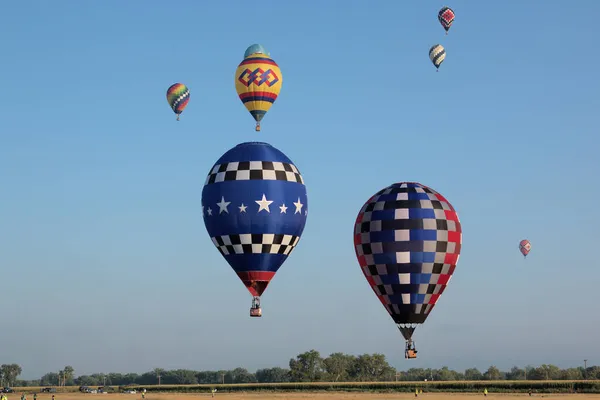 Hot Air Balloons 2021 National Championship Event — Stock Photo, Image