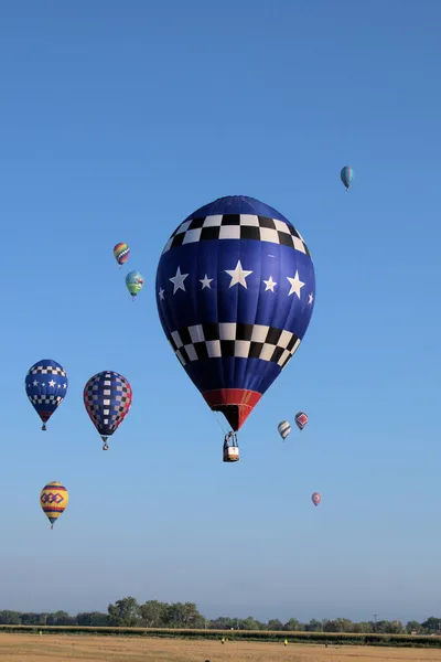 Hőlégballonok 2021 Országos Bajnokság Esemény Scottsbluff Nebraska — Stock Fotó