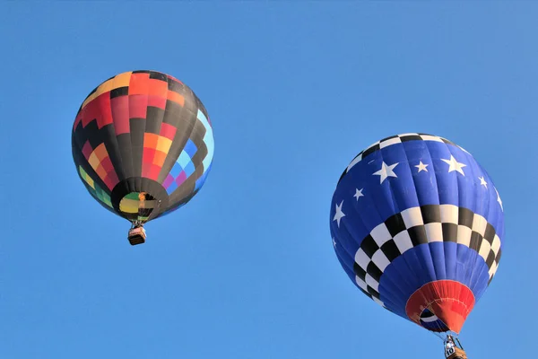 Hot Air Balloons 2021 National Championship Event Scottsbluff Nebraska — Foto Stock