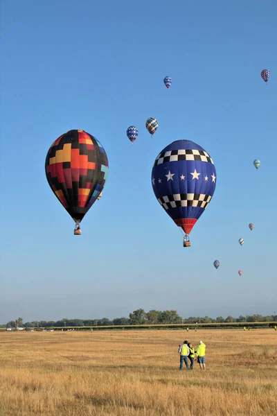 Hőlégballonok 2021 Országos Bajnokság Esemény Scottsbluff Nebraska — Stock Fotó