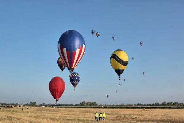 Balony Ogrzane Powietrze 2021 Mistrzostwa Kraju Scottsbluff Nebraska — Zdjęcie stockowe