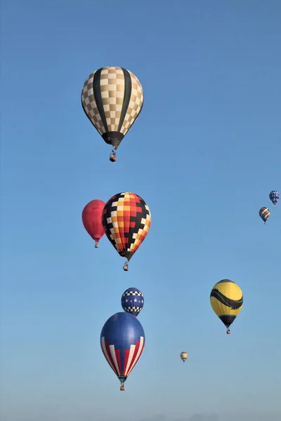 Heißluftballons 2021 Nationale Meisterschaft Scottsbluff Nebraska — Stockfoto
