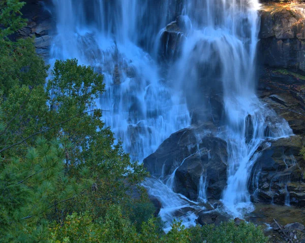 Natursköna Vattenfall Sydvästra North Carolina — Stockfoto