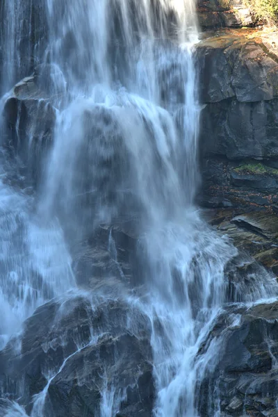 Cascate Acqua Panoramiche Nella Carolina Del Nord Sudoccidentale — Foto Stock