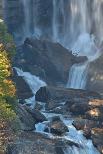 Natursköna Vattenfall Sydvästra North Carolina — Stockfoto