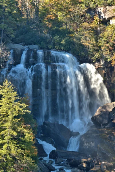 Scénické Vodopády Jihozápadní Severní Karolíně — Stock fotografie
