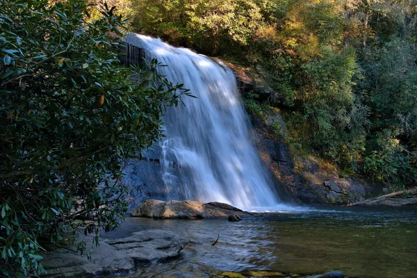 Malownicze Wodospady Południowo Zachodniej Karolinie Północnej — Zdjęcie stockowe