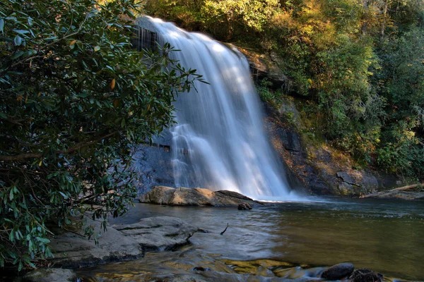 Natursköna Vattenfall Sydvästra North Carolina — Stockfoto