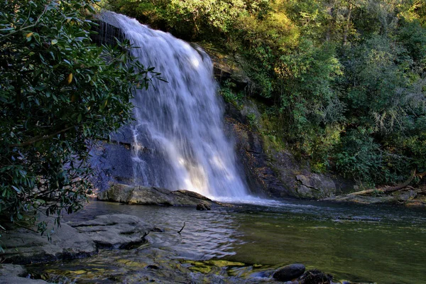 Scenic Water Falls South Western North Carolina — Stockfoto