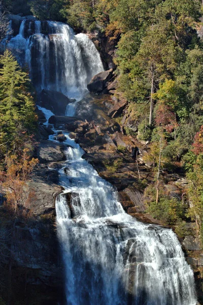 Herfst Kleuren Een Wandelpad South Carolina — Stockfoto