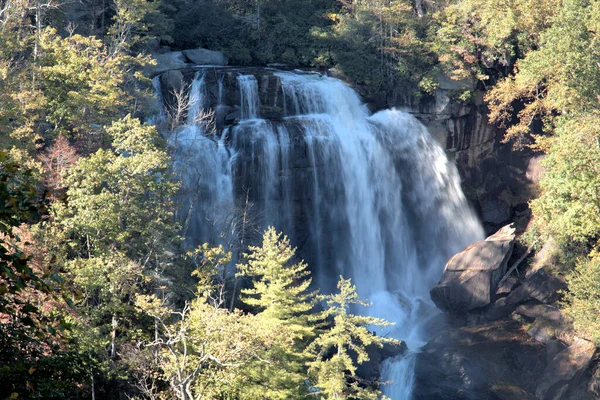 Cascate Acqua Panoramiche Nella Carolina Del Nord Sudoccidentale — Foto Stock