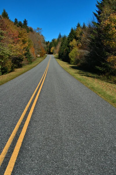 Colores Escénicos Otoño Blue Ridge Parkway —  Fotos de Stock