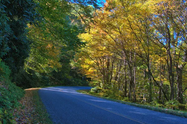 Colores Escénicos Otoño Largo Del Blue Ridge Parkway —  Fotos de Stock