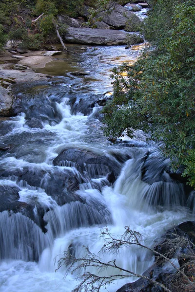 Scenic Fall Färger Blue Ridge Parkway — Stockfoto