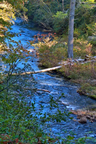 Scenic Fall Colors Circonda Una Vecchia Struttura Vicino Blue Ridge — Foto Stock