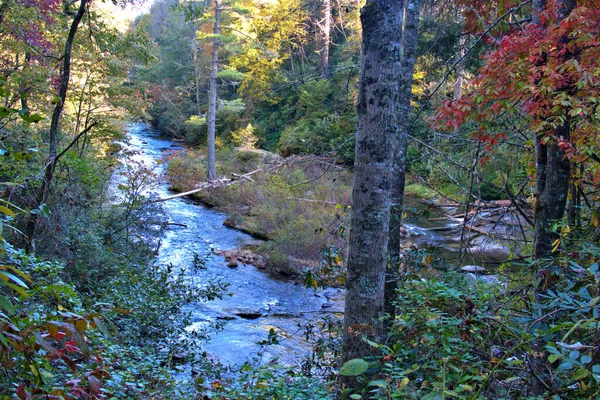 Scenic Fall Farver Blue Ridge Parkwayy - Stock-foto