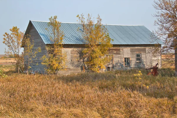 Höstlandskap Ger Vackert Landskap Gårdarna — Stockfoto