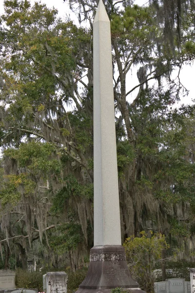 Bonaventure Cemetery Voted Top Most Beautiful Cemeteries World Striking Sculptures — Stock Photo, Image