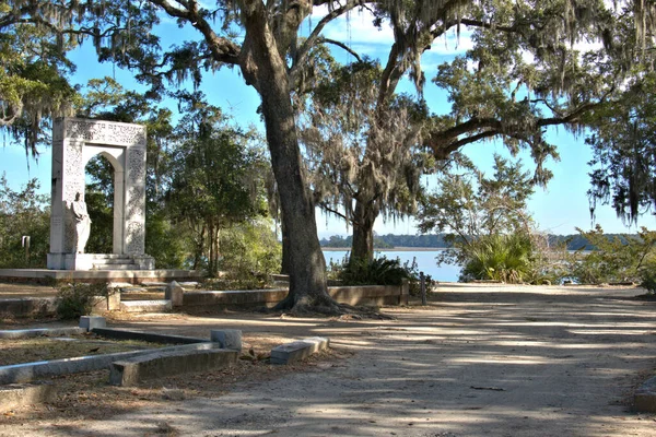 Bonaventure Cemetery Fue Votado Entre Los Cementerios Más Bellos Del — Foto de Stock