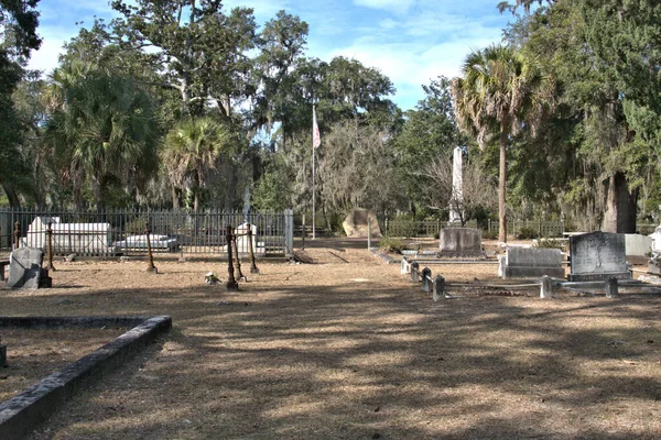 Bonaventure Cemetery Voted Top Most Beautiful Cemeteries World Striking Sculptures — Stock Photo, Image