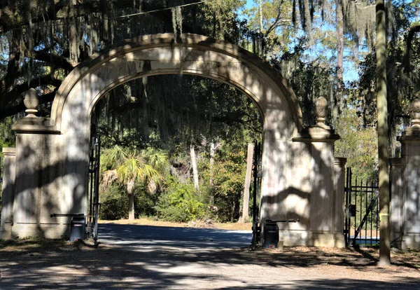 Bonaventure Cemetery Fue Votado Entre Los Cementerios Más Bellos Del —  Fotos de Stock