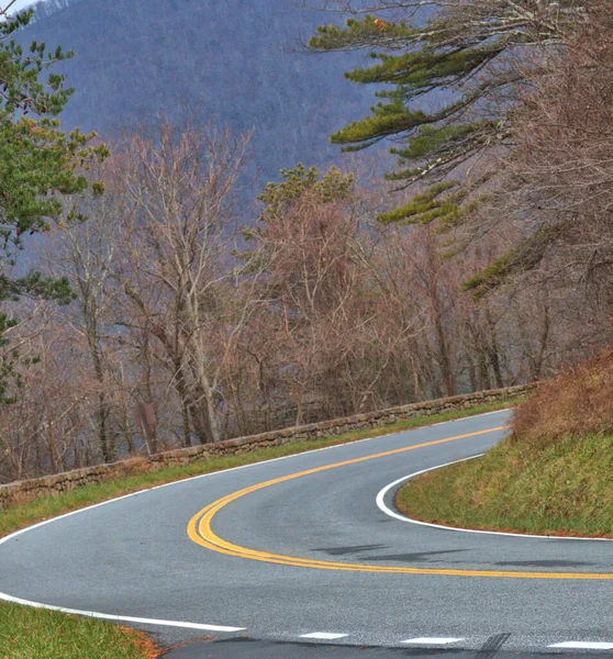 Slow Paced Relaxing Drive Revealing Stunning Long Range Vistas Close — Photo