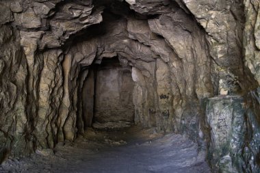 Terk edilmiş bir madende uzun süre kalmışlar.